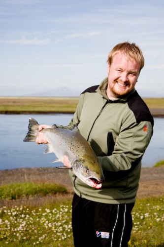 Niðurstaða fengin 15 punda dreki landaður